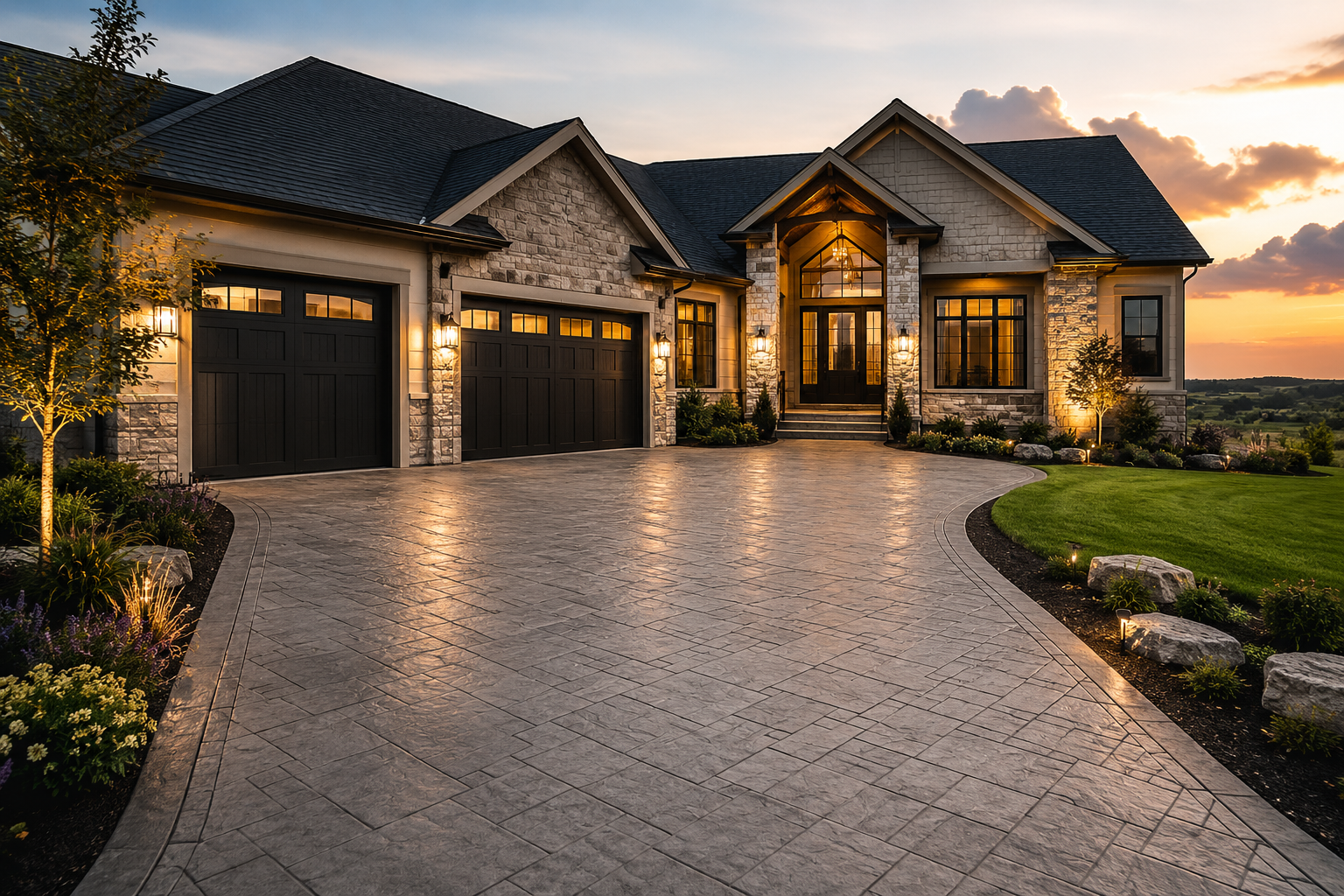 Krump Construction concrete contractor installing concrete driveways and patios in Sioux Falls South Dakota